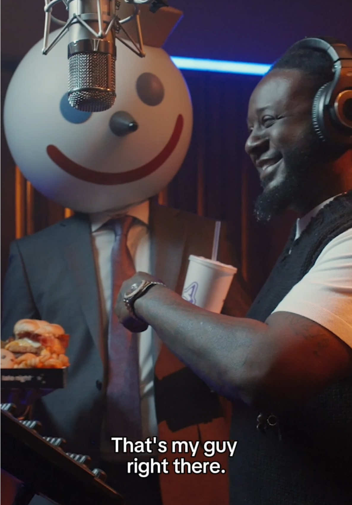 A post by @tpain on TikTok caption: You’re gonna wanna put this on repeat: Buy U a T-Pain Munchie Meal ft. @Jack in the Box  #ad 