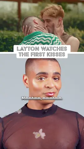 A post by @bbc on TikTok caption: As we prepare for the FINAL kiss off, @Layton Williams takes a look back at our boys’ first smooches 💋 Watch #IKissedABoy now on iPlayer #IKAB #DatingShow #Dating
