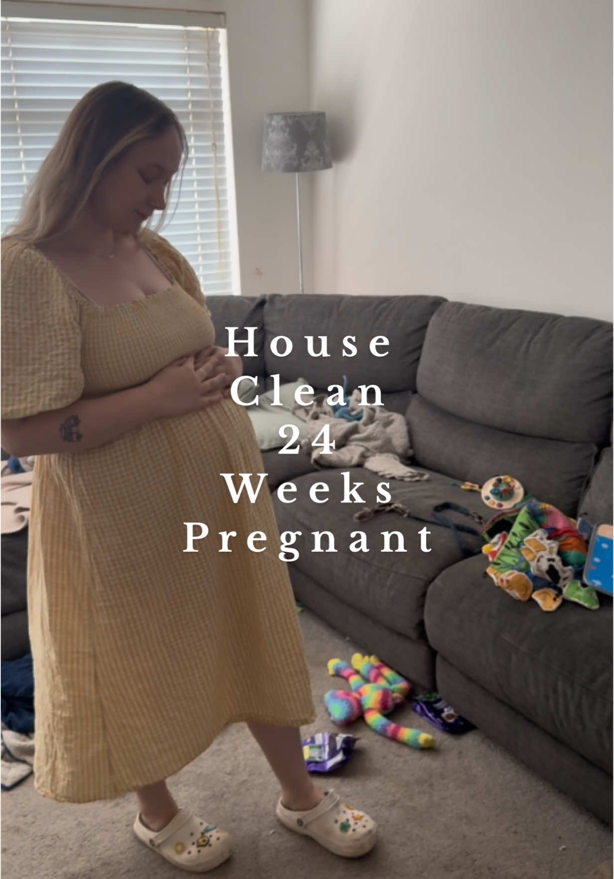 A post by @ on TikTok caption: A full house tidy up 🧹 #homewithchloex #cleanfluencer #CleanTok #cleaninguk #cleanwithme #cleaningmotivation #floorclean #mumfluencer #mumtok #pregnancytiktok #organisedhome #pregnancy #24weekspregnant 