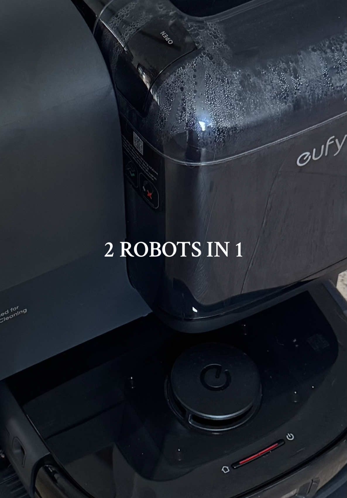 A post by @_catben_ on TikTok caption: It’s the way the eufy E28 transforms into a portable deep cleaner for me 😳🔥🤌🏼 This thing is seriously built to conquer every mess…I’ve never seen a vacuum do all this!  #eufyfyE28 #eufyfyE28vacuum #eufyHydroJet™ #eufyfyPDC #ConquerEveryMess #eufyfyDeepCleaning #eufy #eufypartner #asmr #whatthe #robotvacuum #momlife