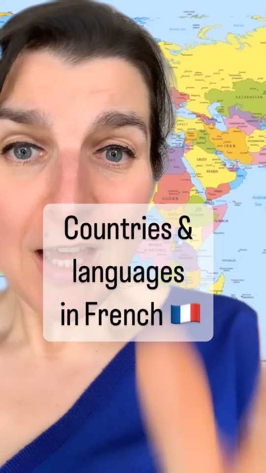 A post by @learnfrenchwithmaud on TikTok caption: Countries & languages in French 🇫🇷 #learnfrench #learningfrench #french #frenchforbeginners ##frenchclass #frenchcourse #frenchonline #francese #französisch #französischlernen #frenchspeaking #Frenchlanguage#frenchwords #aprenderidiomas #frenchgrammar #nativefrench #frenchtutor #frenchstudent #frenchteacher #speakfrench #frenchculture #frenchcourse #frenchblog #howtospeakfrench #languagecourse  #francés #frenchlesson #frenchdaily 