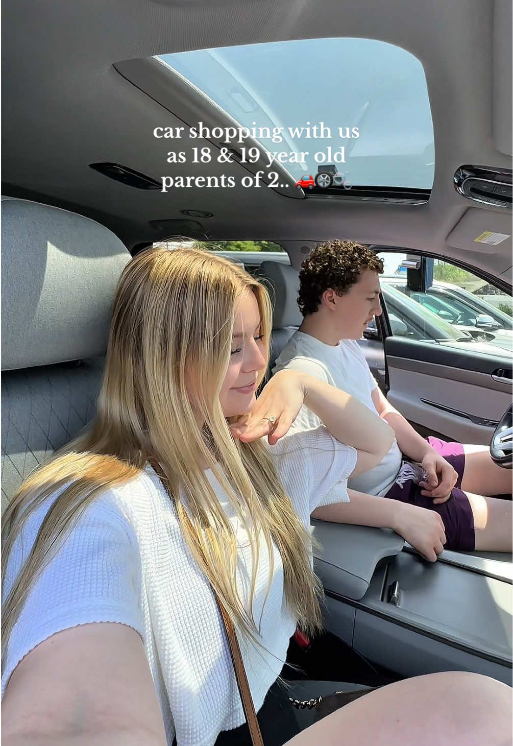 A post by @brookexaloura on TikTok caption: I love 3 cars now im so torn on what to get 😭 help a girl out #momsoftiktok #teenpregnancy #car #carshopping #carwash #momlife #sahm #sahmlife #parenting #pregnancy 