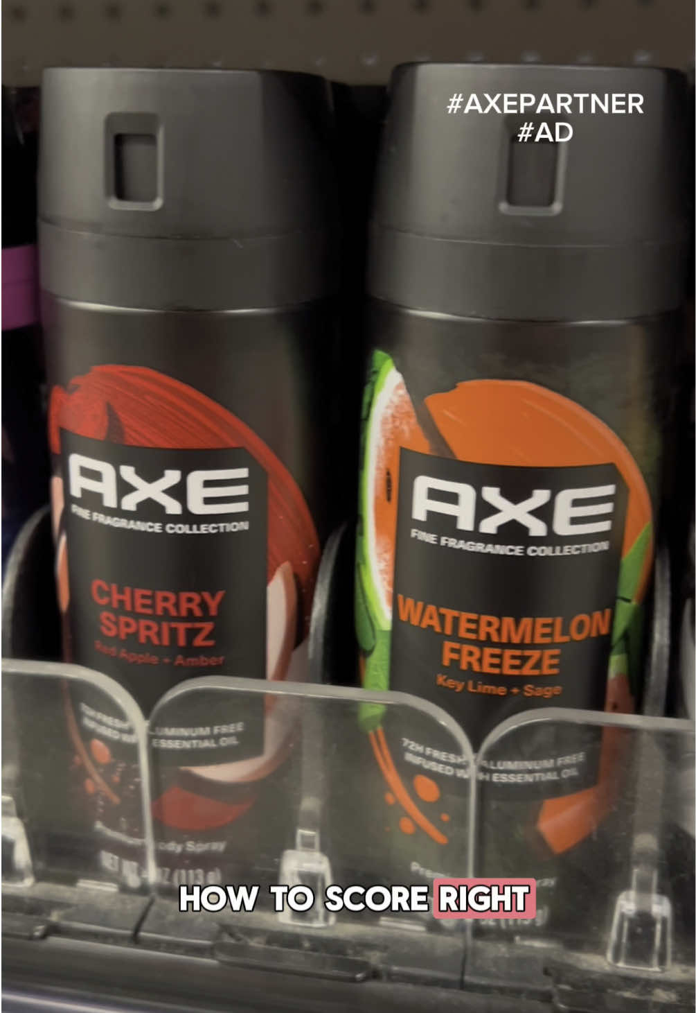 A post by @couponwithmichael on TikTok caption: #AXEPartner #ad Earn $4 in Walmart Cash when you buy any @AXE Fine Fragrance Collection Body Spray! Grab yours now online or in the Walmart app! #AxeFineFragrance #Couponing #Deals @Walmart #WalmartPartner