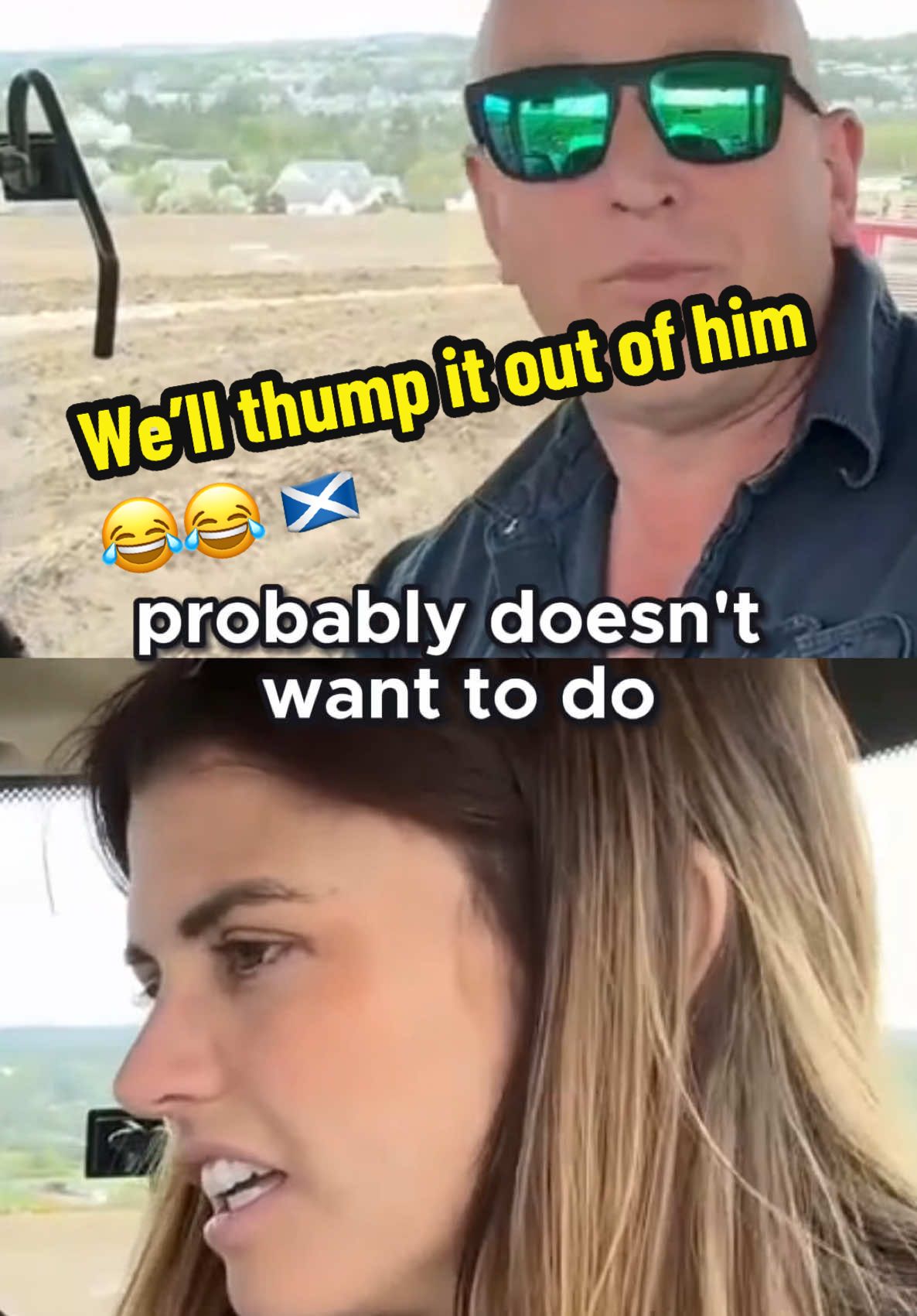 A post by @sammytv.media on TikTok caption: #farmlife #scotland 