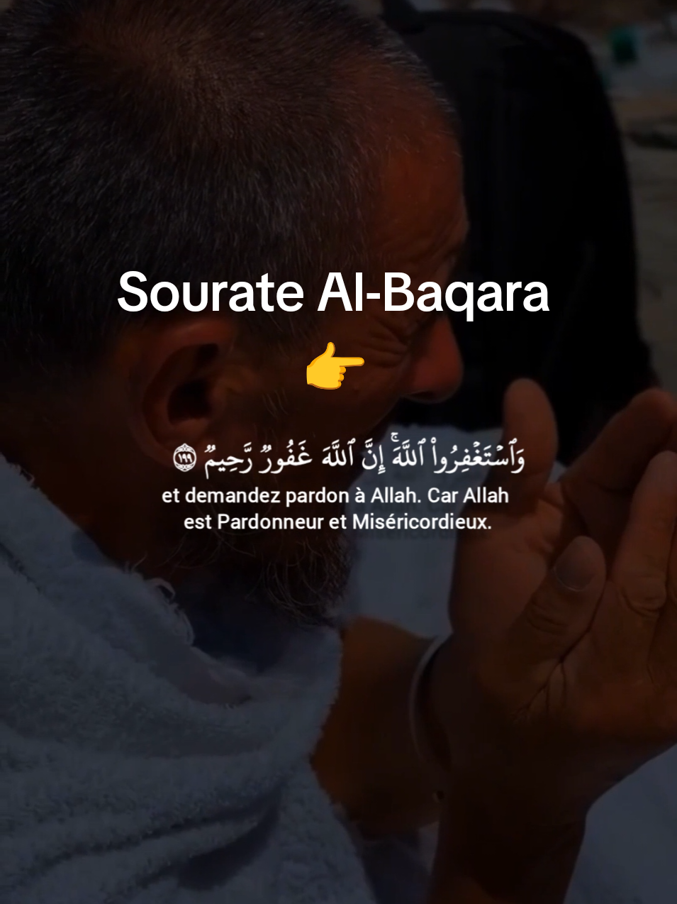 A post by @mohammedsanno on TikTok caption: Sourate Al-Baqara #verset #sourate #arafat #mâchaallah #pèlerinage 