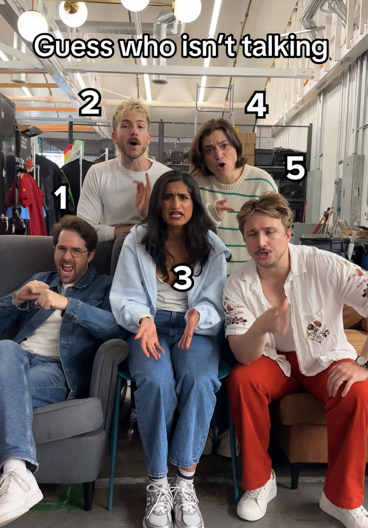 A post by @smosh on TikTok caption: This is what the inside of my head sounds like 