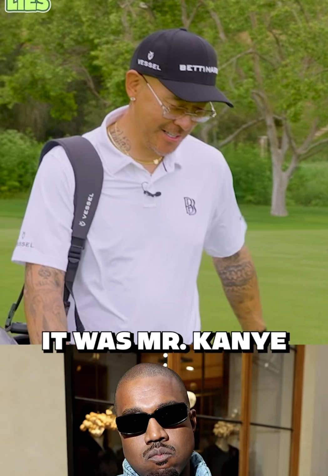 A post by @cheetosantino on TikTok caption: Ben Baller didn’t make the chain @BEN BALLER #nobadlies #golfpodcast #ye #kanyewest 