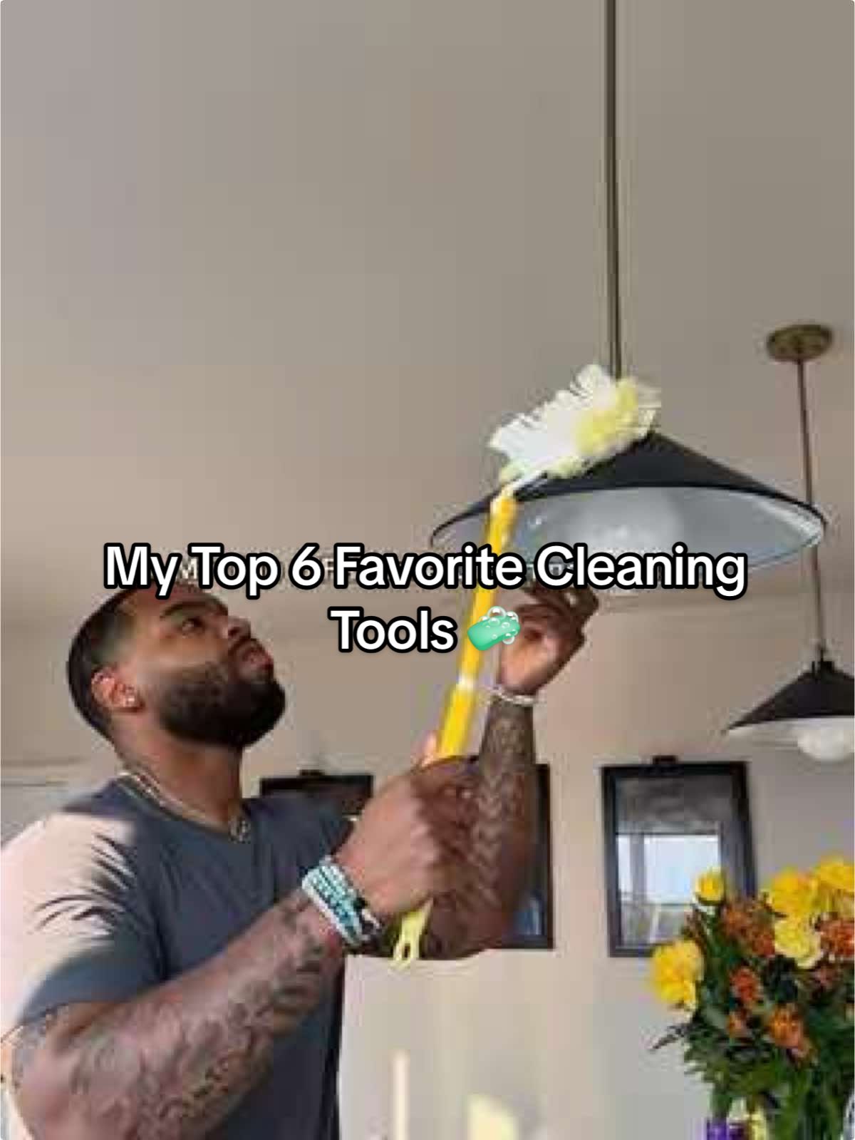 A post by @drewwalls10 on TikTok caption: These are my top 6 must-have cleaning tools that make cleaning up feel effortless.  #fyp #cleaningtiktok #viral #drewwalls10 