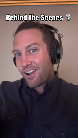 A post by @realbrycepapenbrook on TikTok caption: Behind the Scenes 🎙️ Can you guess what project I'm working on?