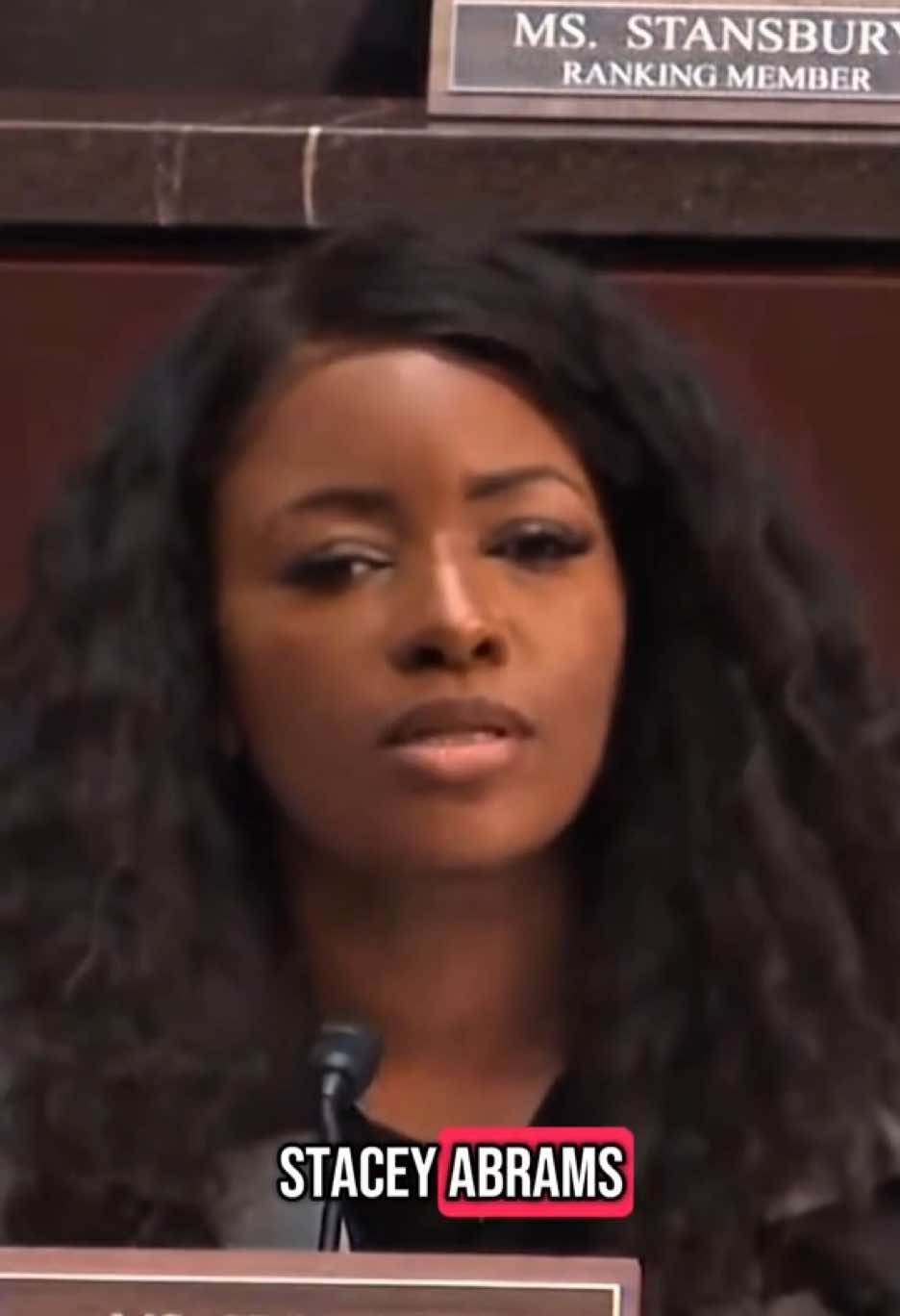 A post by @repjasmine on TikTok caption: Where’s Elon? Where’s the oversight? I’m just here for the truth, y’all #jasminecrockett #elonmusk #oversight #heritagefoundation #project2025 