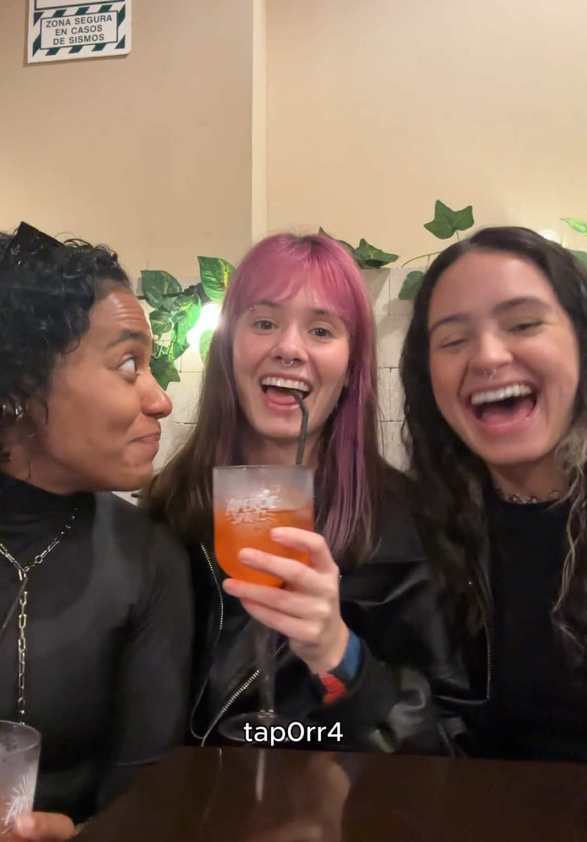A post by @juliakbarni on TikTok caption: eu não me odeio ao ponto de no Peru 🇵🇪 @Paloma Souza @Cassia Silva 