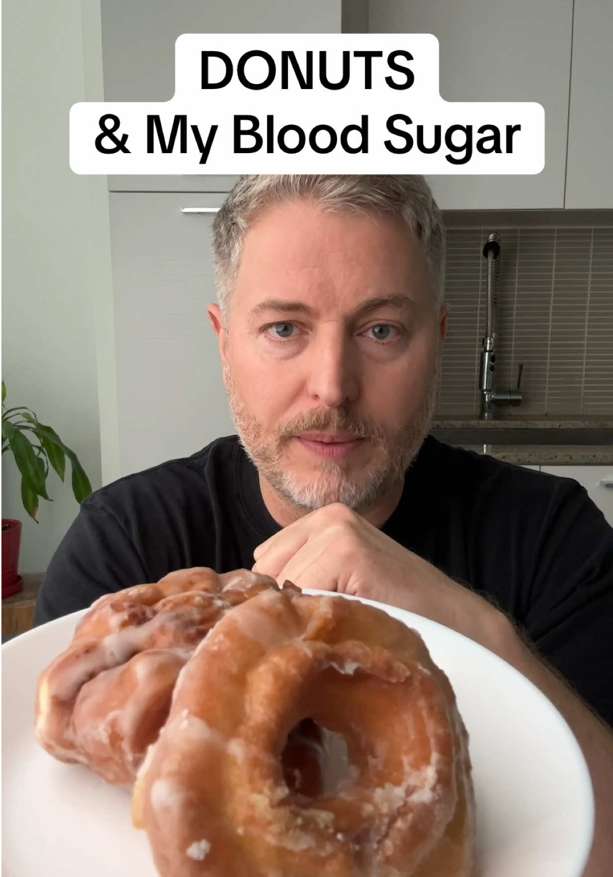 A post by @insulinresistant1 on TikTok caption: Donuts and my blood sugar. How do they affect my glucose levels? ##bloodsugar##glucose##insulinresistant1##donuts