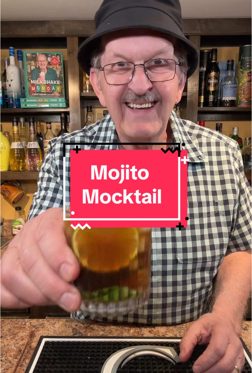 A post by @thewhyteelephant on TikTok caption: It’s hard to believe it’s that time again. Get ready for midweek mocktail #mocktail #nonalcoholic #lime #mint #mojito 