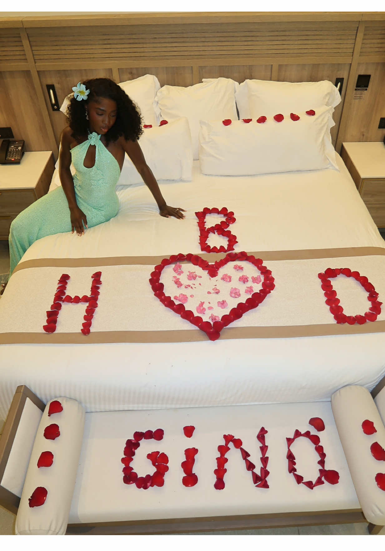 A post by @ginab.xo on TikTok caption: I still can’t believe the resort did this for me 🥹 they really gave Yanis a break 🤣  📍Secrets Tides Punta Cana  *can’t recommend this resort enough. they really go above and beyond 🥹🫶🏾 #allinclusive #luxuryresort #puntacana #vacation #travel #travelvlogger #luxurytravel #dominicanrepublic #secretstides #secretstidespuntacana #baecation #birthdaytrip 