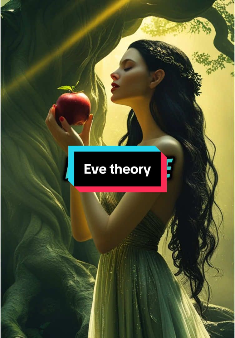 A post by @aiworldcruz on TikTok caption: Adam and Eve theory 🍎✝️ #conspiracytheory #conspiracytiktok #adamandeve #JesusisKing 