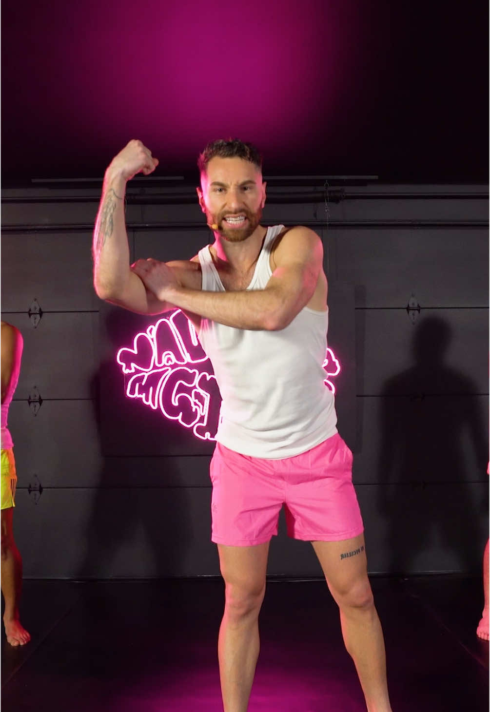 A post by @janelleginestra on TikTok caption: It’s more FUN to be Naughty 😉 Workout with us on NaughtyGirlFitness.com 💋  Class Name: Thank you Matt Instructor: Matt 🎥 @DirectorBrazil 