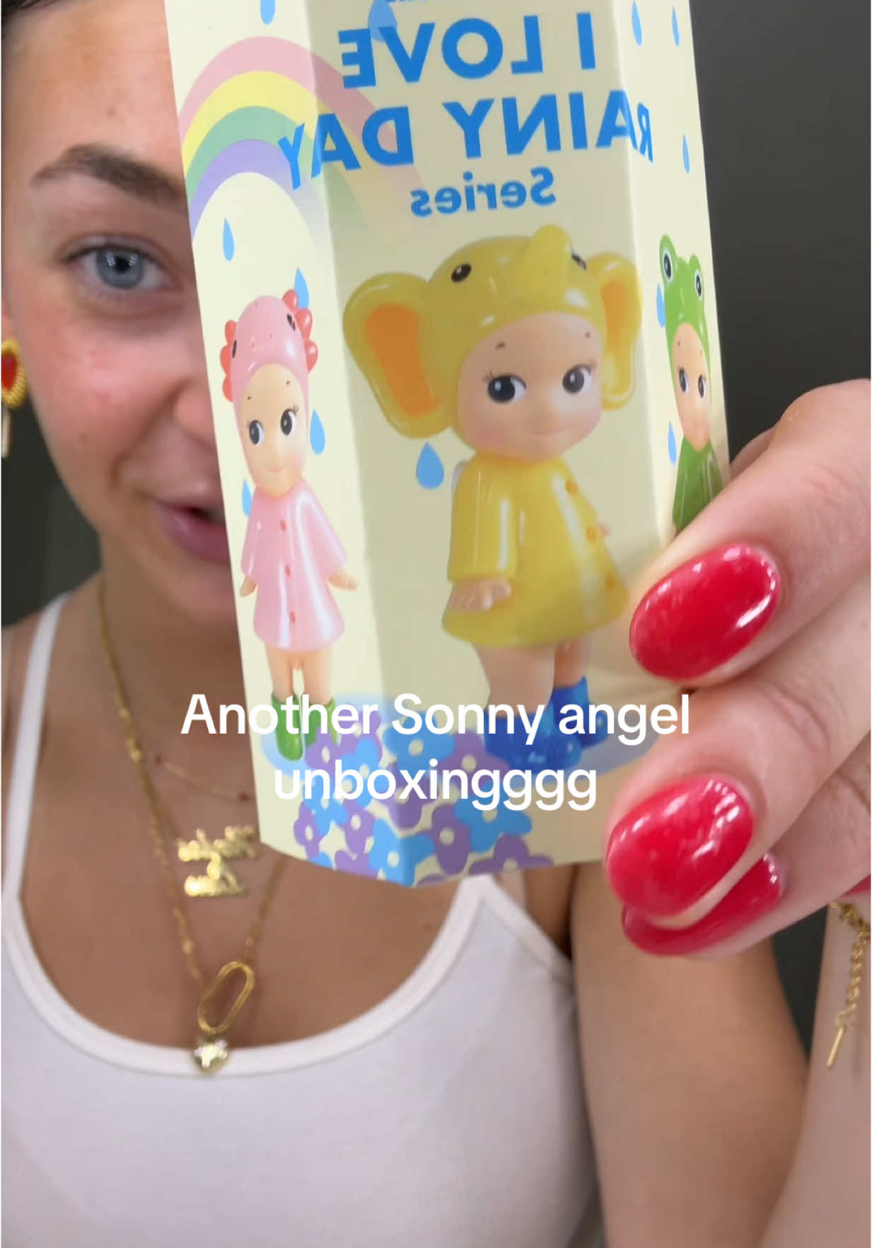 A post by @hayleelane18 on TikTok caption: Watch me go through all the stages of accepting my new Sonny Angel 