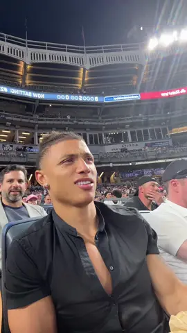 A post by @daniortiiiii on TikTok caption: FIRST EVER BASEBALL GAME AHHH…AND A YANKEE ONE AT THAT??!? @Chase @FanUp @Elevate Agency 🫶🏼