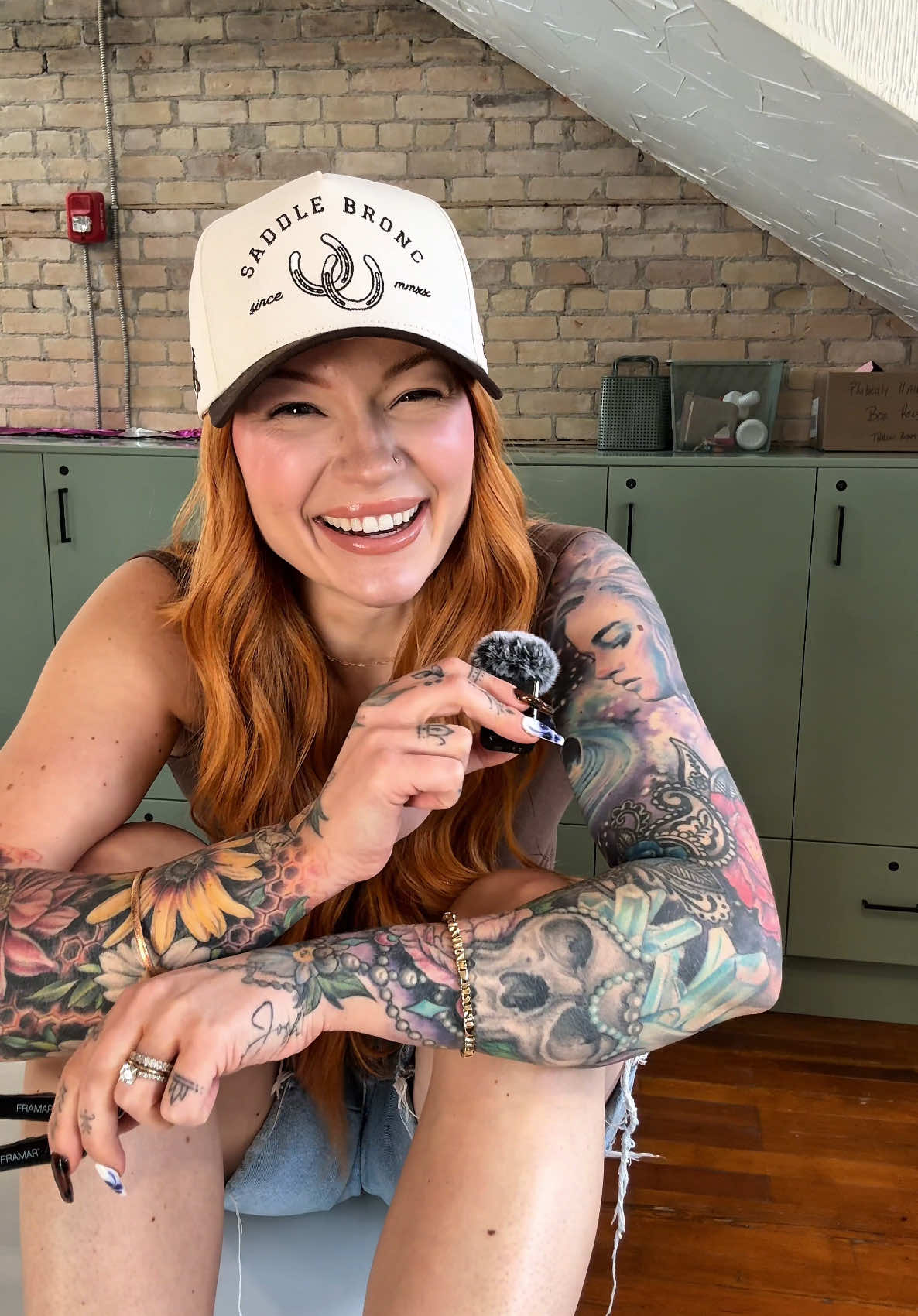 A post by @abbeybrookee on TikTok caption: What hair tools did I miss?! #hairsalon #copperhair 
