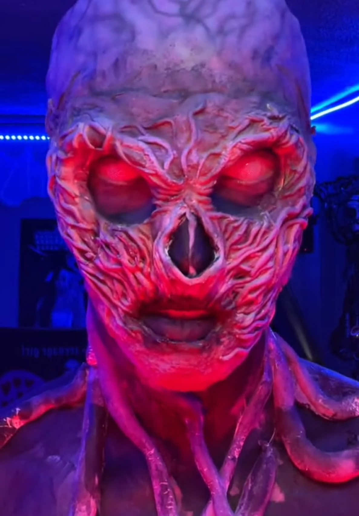 A post by @zombae.undead on TikTok caption: who is stoked for season 5 👀👀 #vecna #makeup #strangerthings