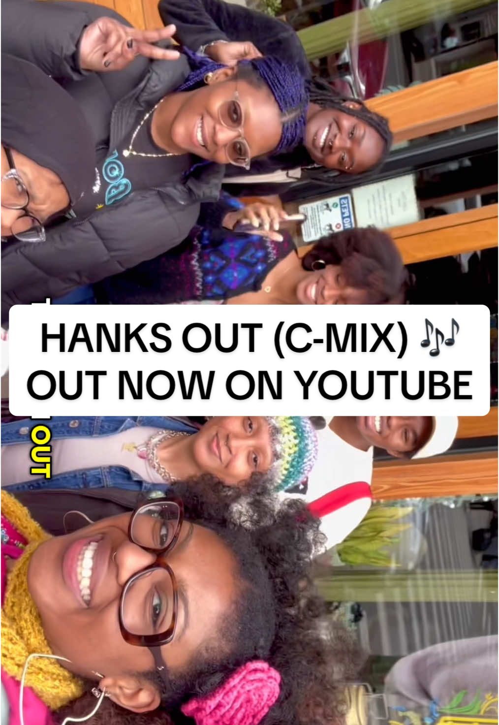 A post by @knotokayclub on TikTok caption: HANKS OUT (c-mix) by @CAMRYN ♡ is our KNOTTY GRRL SUMMER ANTHEM 🎶 what's your favorite line? 👀 FULL VISUALIZER ON YOUTUBE! 🔗 use the sound here on TikTok to show off your crochet fits, flex your yarn stash or show us how you're thee knottiest out 🥰🫶🏾 shoutout @JT 🦋 for the original song (Ran Out) love you sis! also shoutout to the brooklyn yarn crawl stores! tag yourself if you were there so we can credit your cameo 🙂‍↕️ #knotokayclub #yarn #crocheting #blackgirlscrochet #lys #knitting #songstopostyourselfwith 