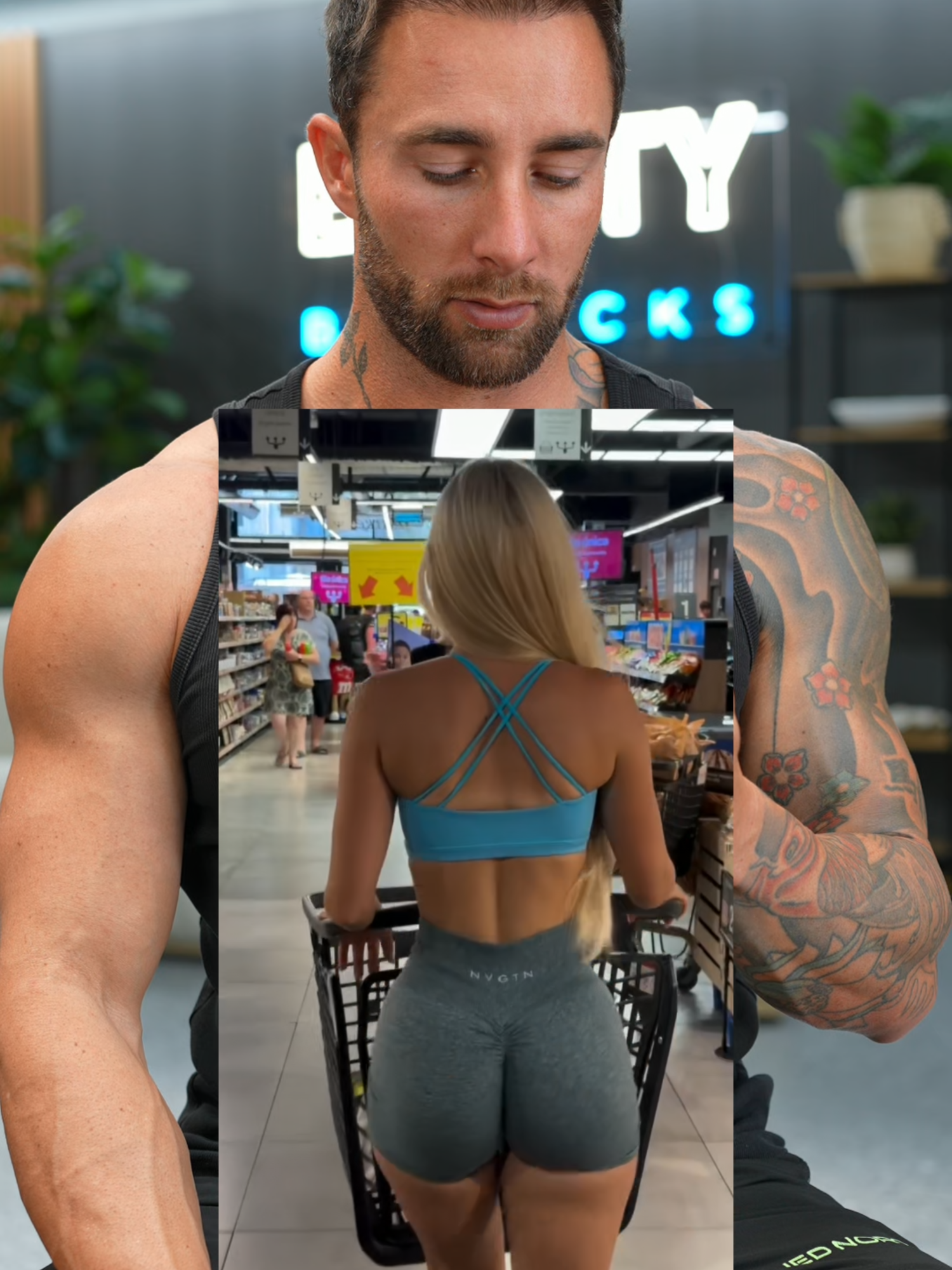A post by @b00tybyjacks on TikTok caption: Don't compare yourself to other people. You're on your own journey #journey #reactionvideo #reaction #transformation #coaching #fatloss
