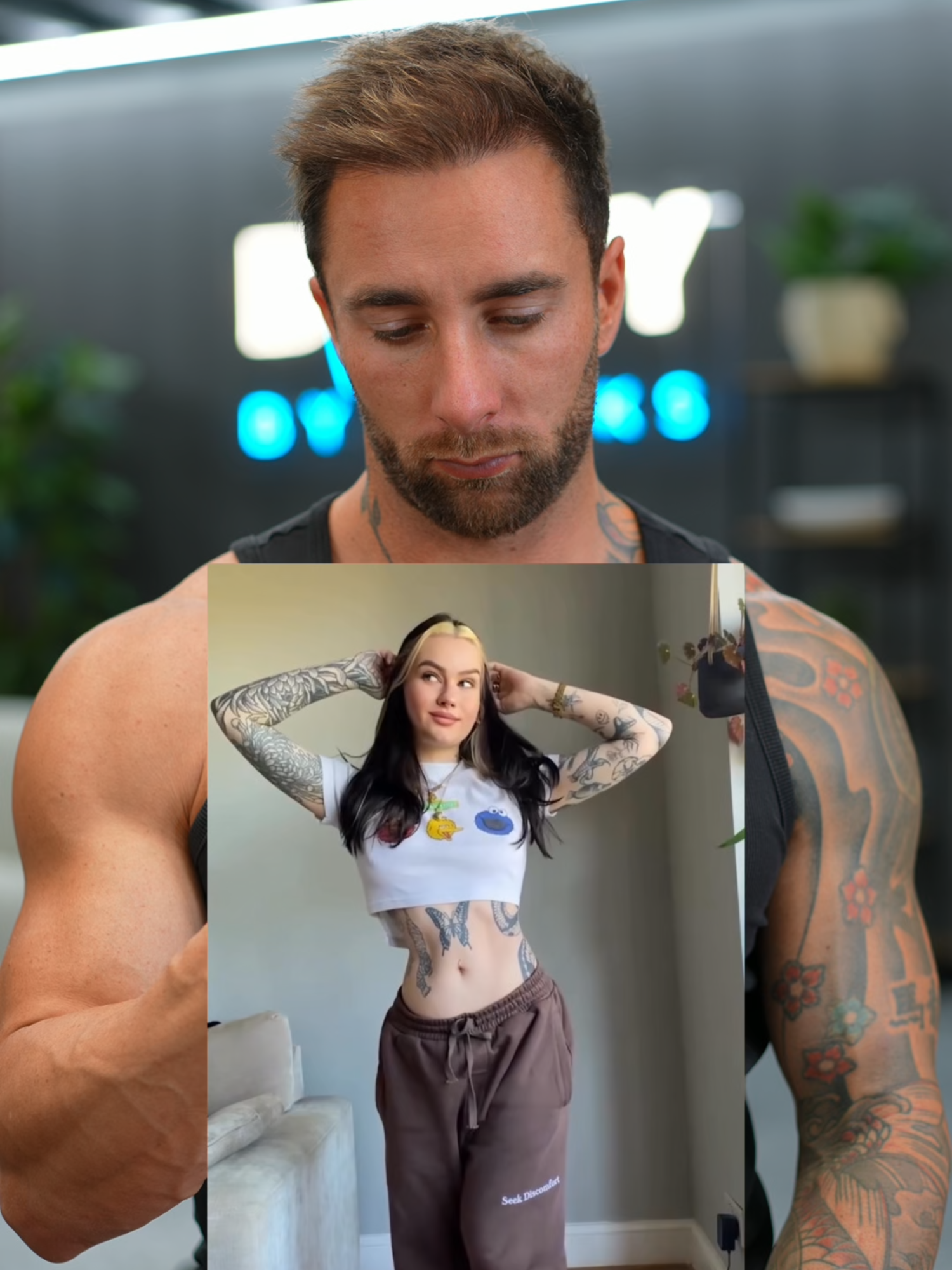 A post by @b00tybyjacks on TikTok caption: Only compare yourself #compare #dontcompare #filter #fake #reactionvideo #reaction