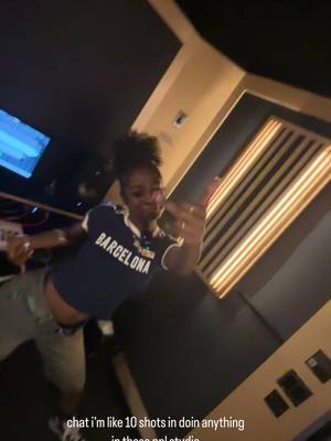 A post by @thickneyy on TikTok caption: literally lying in they studio