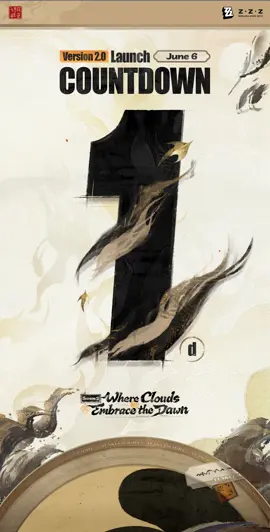 A post by @zenlesszonezero on TikTok caption: Only 1 day until Zenless Zone Zero Anniversary Version 2.0 "Where Clouds Embrace the Dawn" goes live! "Motion and stillness; Clarity and impurity!" #zzzero #zenlesszonezero #NextstopWaifei #Yixuan
