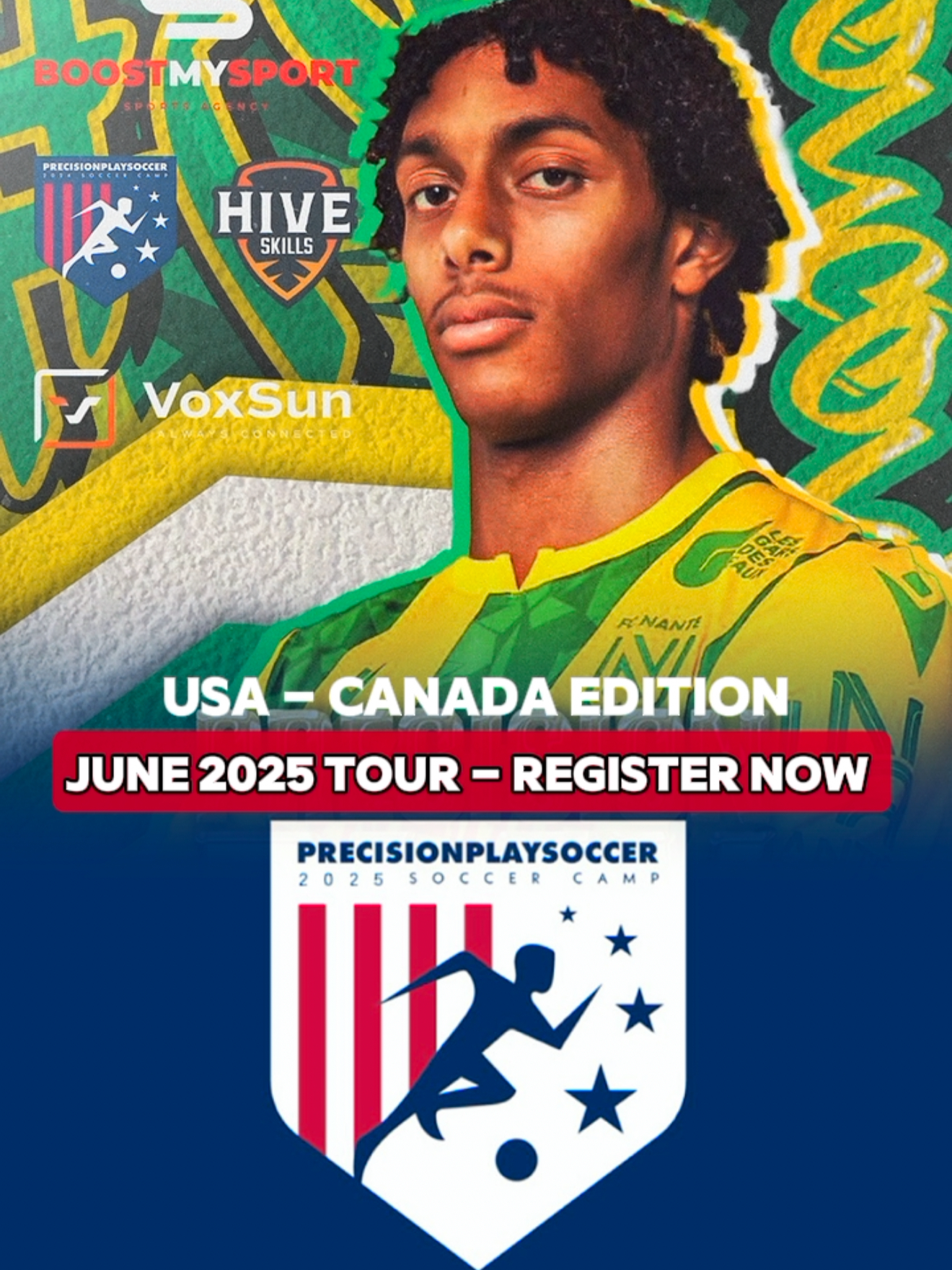 A post by @iamjeremypastel on TikTok caption: 🚨 MONTREAL, WE’RE BACK! ⚽🇨🇦 Last year Sekou Doukoure trained at the Precision Play Soccer camp in Montreal. The camp helped him stay sharp, train with pros, and land an opportunity in France. Now he is a pro with FC Nantes🟢🟡 in Ligue 1💥 This is your shot. Real pros. Real training. Real opportunity💯 📅 Dates: June 21-22, 2025 🎯 Open to boys and girls 14+ 🌍 Last year, 8 players were invited to France — this could be your shot. ⚽ Train with top coaches, get scouted, and join a growing legacy. 💬 “You never know what can happen. Be there. Sign up.” 📍 Riverside Park, LaSalle | Metro Angrignon + 10-min bus | Free parking available ⚠️ Don’t wait. Spots are limited. Register now! 🔗 Link : https://app.precisionplaysoccer.com/register Copyright: Music licensed via Artlist, Track “Big Time GOOD Remix (Instrumental)” Artist: Wav Skrxllauuu #PrecisionPlaySoccer #SoccerCamp #MathieuBodmer #LeHavreAC #JeremyPastel #Agent #Scout #OnCartonneÇa #VoxSun #BoostMyCom #boostmysport