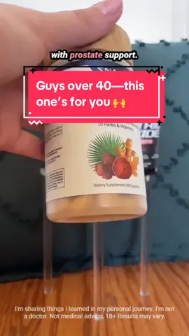 A post by @lowkeymusthaves on TikTok caption: Waking up 3x a night to pee? Here’s the one change that finally helped me sleep… by helping HIM finally sleep! #Menshealth #menshealthawareness #menshealthtips #menover40 #menover50 #prostatehealth #prostateproblems #menoftiktok #supplements #supplementsformen #nitricoxcide #nitricoxide #healthmusthaves #testosterone #testosteronelevels #TikTokSummerTurnUp #TikTokSquadUp #TikTokShopSquadUp #TikTokShopMemorialDay #Dealsforyoudays #notmedicaladvice #resultsmayvary 