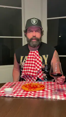 A post by @brettgelman on TikTok caption: I’m a model  #model #dinner #tomatoandsalt #fyp 