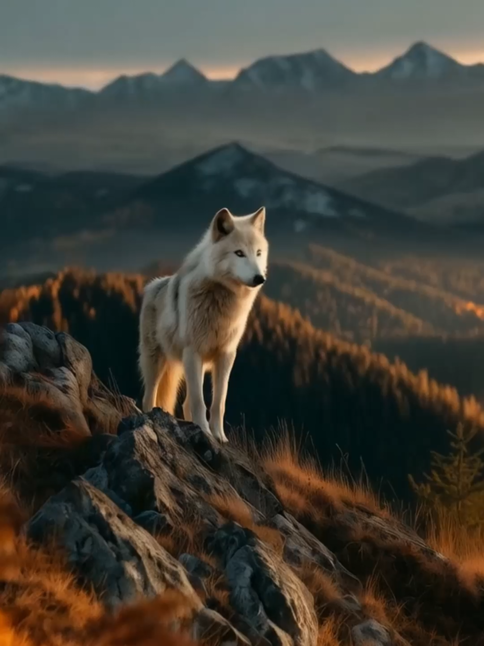 A post by @irur_dreamer on TikTok caption: Beautiful nature 🩶🐺 #wolf #wolves #nature #wolfcub #wolfpack #irur_dreamer 