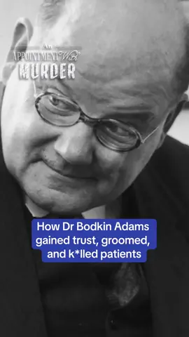 A post by @dailymailcrime on TikTok caption: The history of Dr Bodkin Adams and how he methodically targeted the rich and affluent people of Eastbourne. The man seemed to intergrate himself into families and take advantage of them. Listen to An Appointment With Murder, available wherever you get your podcasts. #crime #crimetok #crimestories #fyp