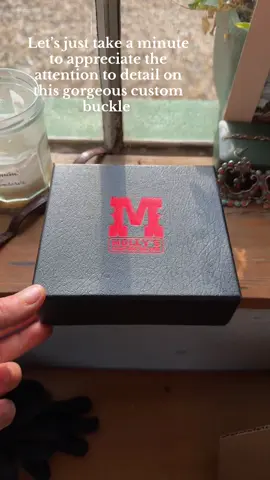A post by @georginasammut4 on TikTok caption: Thank you 🫶🏻😮‍💨@Molly's Custom Silver #buckle #belts #custom #gifted #fyp #cowgirl #grateful 