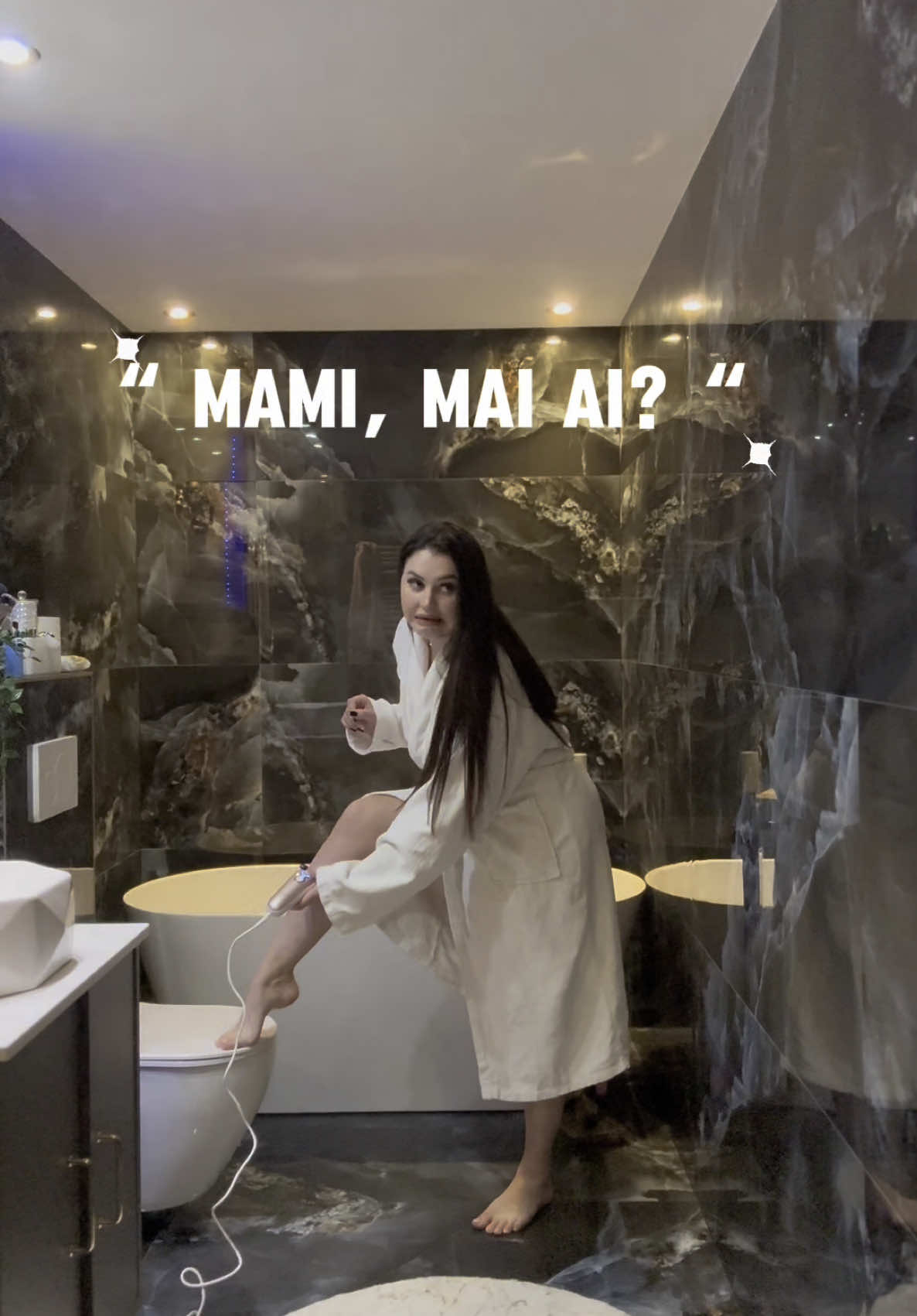 A post by @narcyyy on TikTok caption: “Mami, mai ai?” 😂 15 minute mi-a luat, atât. 🤭 -20% cu codul “narcy” pe EMag - la aparatul IPL pro7 de la Braun ✨ 