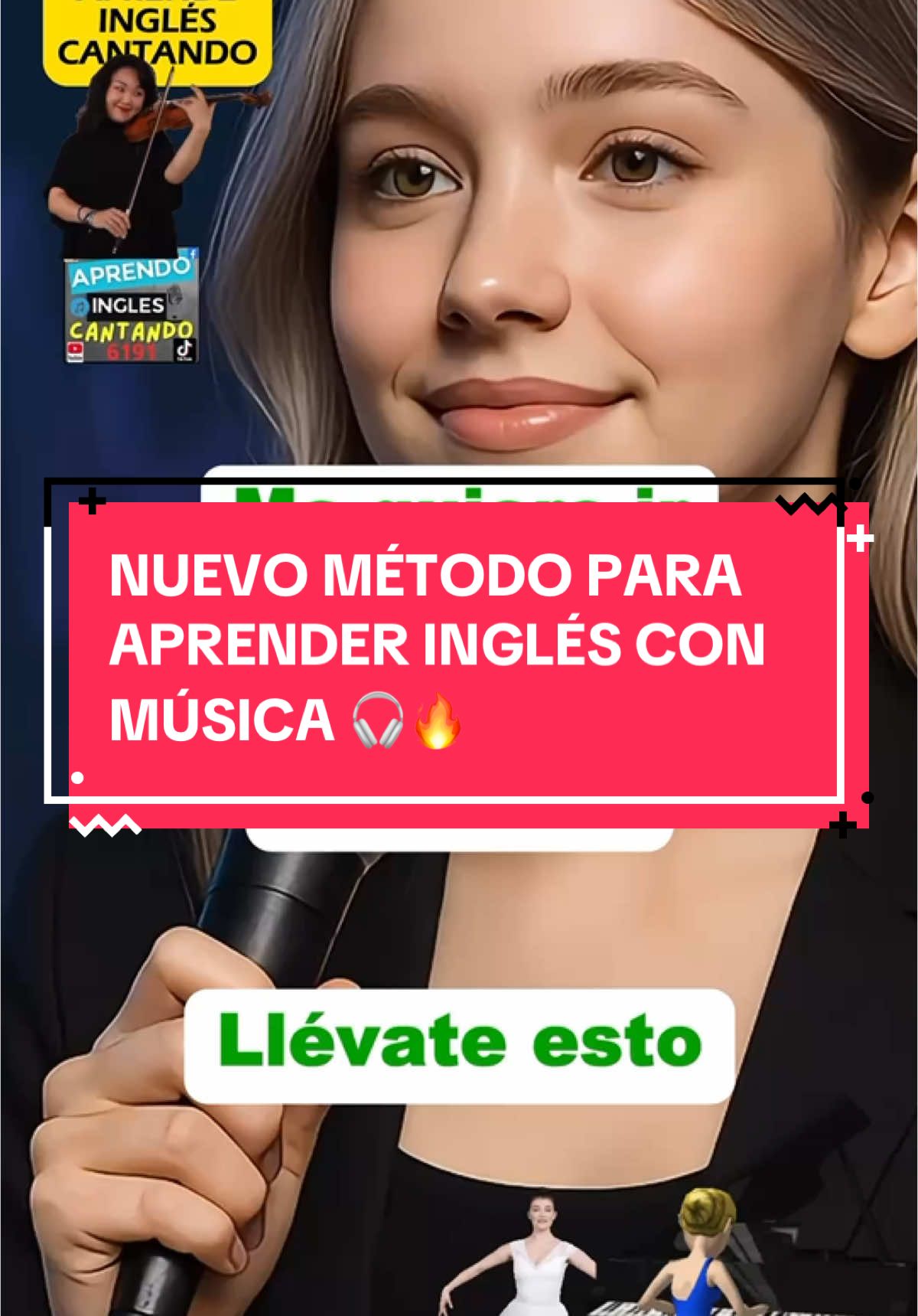 A post by @aprendoinglescantando on TikTok caption: NUEVO MÉTODO PARA APRENDER INGLÉS CON MÚSICA 🎧🔥 #Aprender #aprenderinglescantando #Aprendizaje #learnenglish