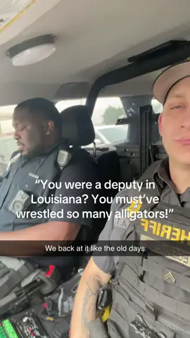 A post by @therabbit1414 on TikTok caption: I’m not exactly what you would call a “louisianimal” 🥴 #copsoftiktok #lawrnforcement #airball #fyp 