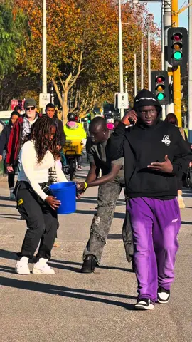A post by @majorboy44 on TikTok caption: I’ll never try bucket prank on African girl again 😬 @TYCOON THE GOAT 🐐 🇦🇺 