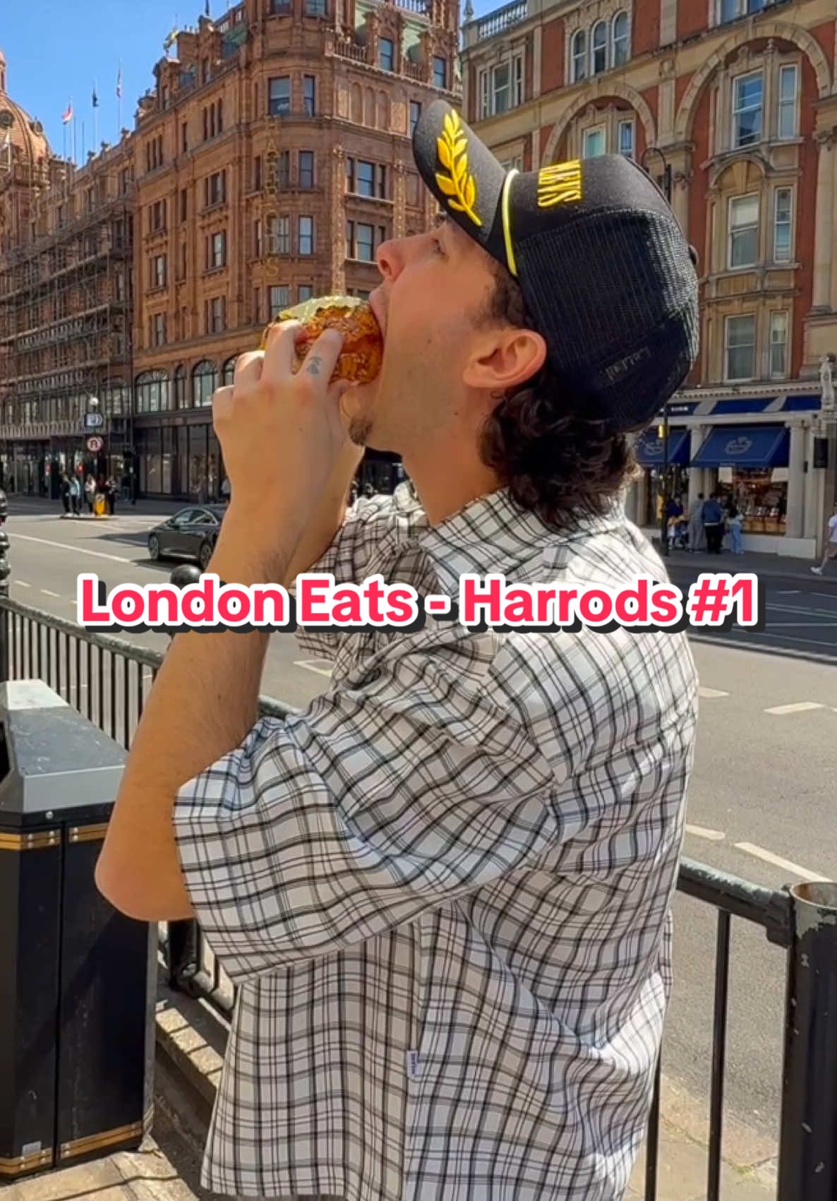 A post by @tom on TikTok caption: What’s Next? 😎 Trying Harrods Viral Sandwiches! #london #harrods #londonfood #sandwiches #foodreview 