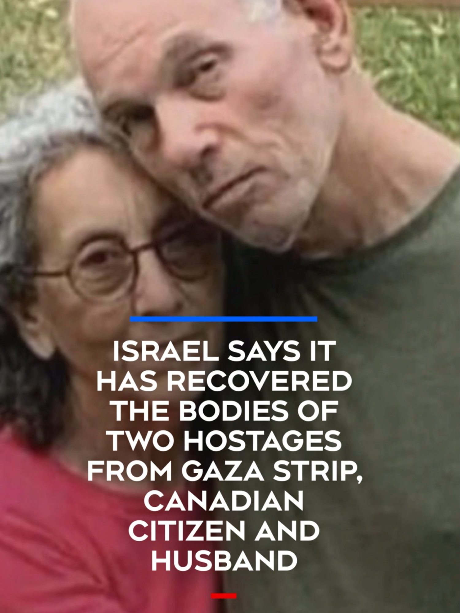 A post by @ctvnews on TikTok caption: Israel has recovered the bodies of two Israeli-American hostages taken in Hamas’ Oct. 7, 2023, attack that ignited the war in the Gaza Strip. Israeli strikes overnight and into Thursday meanwhile killed at least 13 people, including three local journalists, according to health officials in the territory. Prime Minister Benjamin Netanyahu said the remains of Judih Weinstein and Gad Haggai were recovered and returned to Israel in a special operation by the army and the Shin Bet internal security agency. “Together with all the citizens of Israel, my wife and I extend our heartfelt condolences to the dear families. Our hearts ache for the most terrible loss. May their memory be blessed,” he said in a statement. Kibbutz Nir Oz announced the deaths of Weinstein, 70, and Haggai, 72, both of whom had Israeli and U.S. citizenship, in December 2023. Weinstein was also a Canadian citizen. #ctvnews #news #canada
