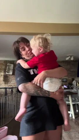 A post by @sammysolo0 on TikTok caption: She’s old enough she loves dancing in the kitchen and pulling me in. My heart is so full I’m so lucky 🥰😭