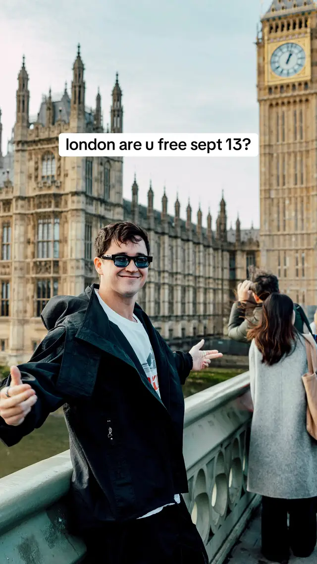 A post by @johnsummit on TikTok caption: london see u at the 02 arena sept 13 :)