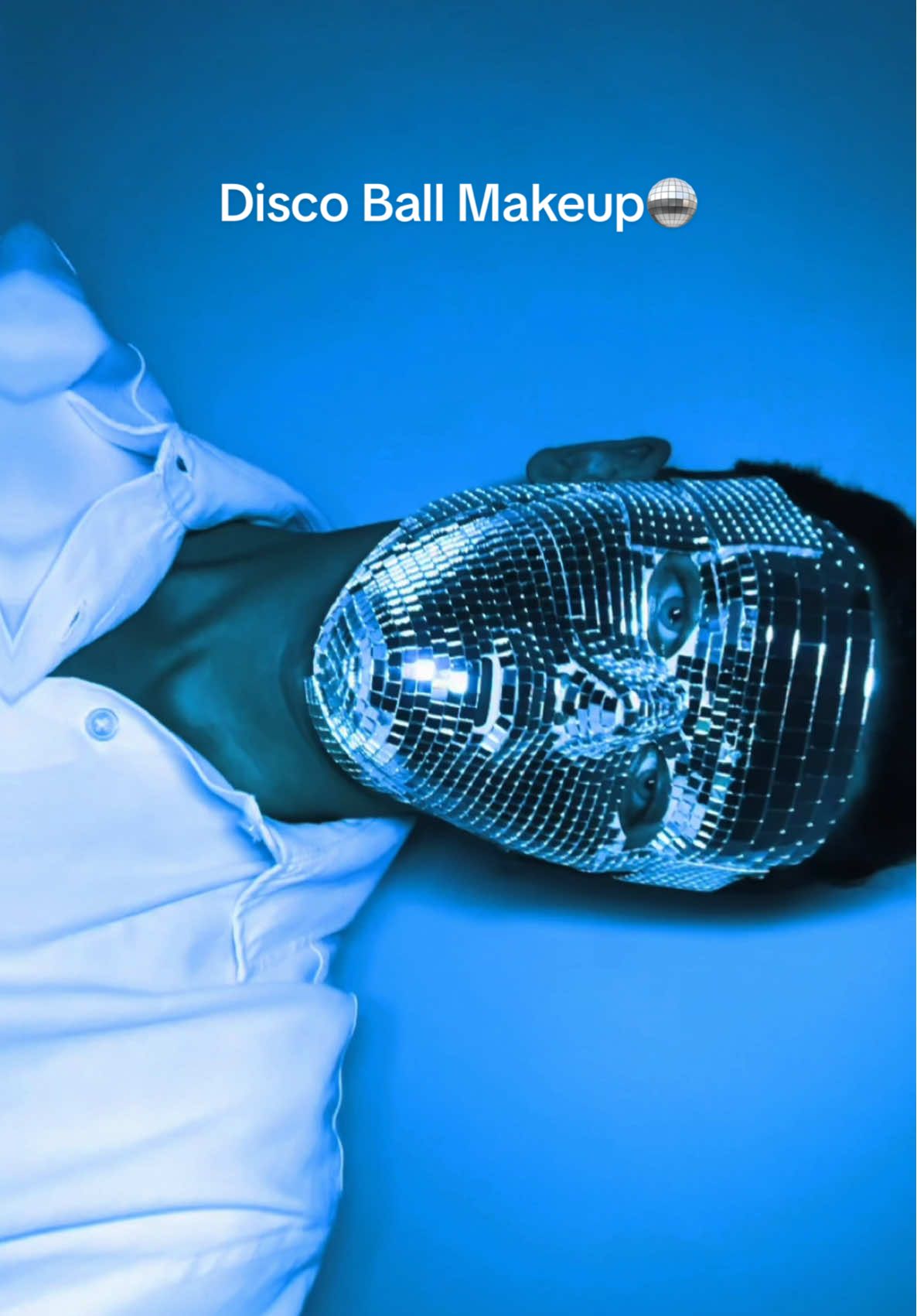 A post by @twinsstylee on TikTok caption: Disco Ball Trend Makeup Tutorial ✨🪩 Let’s get sparkly! 🪩✨ Final look at the end ✨ Jak Wam się podoba efekt końcowy? 🪩🤍