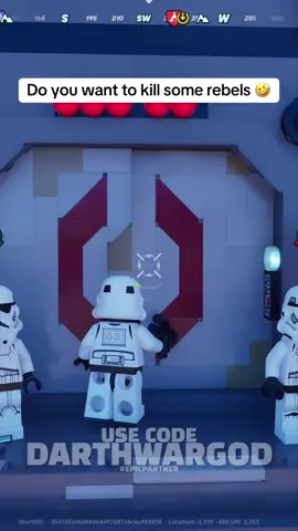 A post by @darthwargod on TikTok caption: Do you want to kill some rebels! #starwars @Fortnite Official #fortnite 