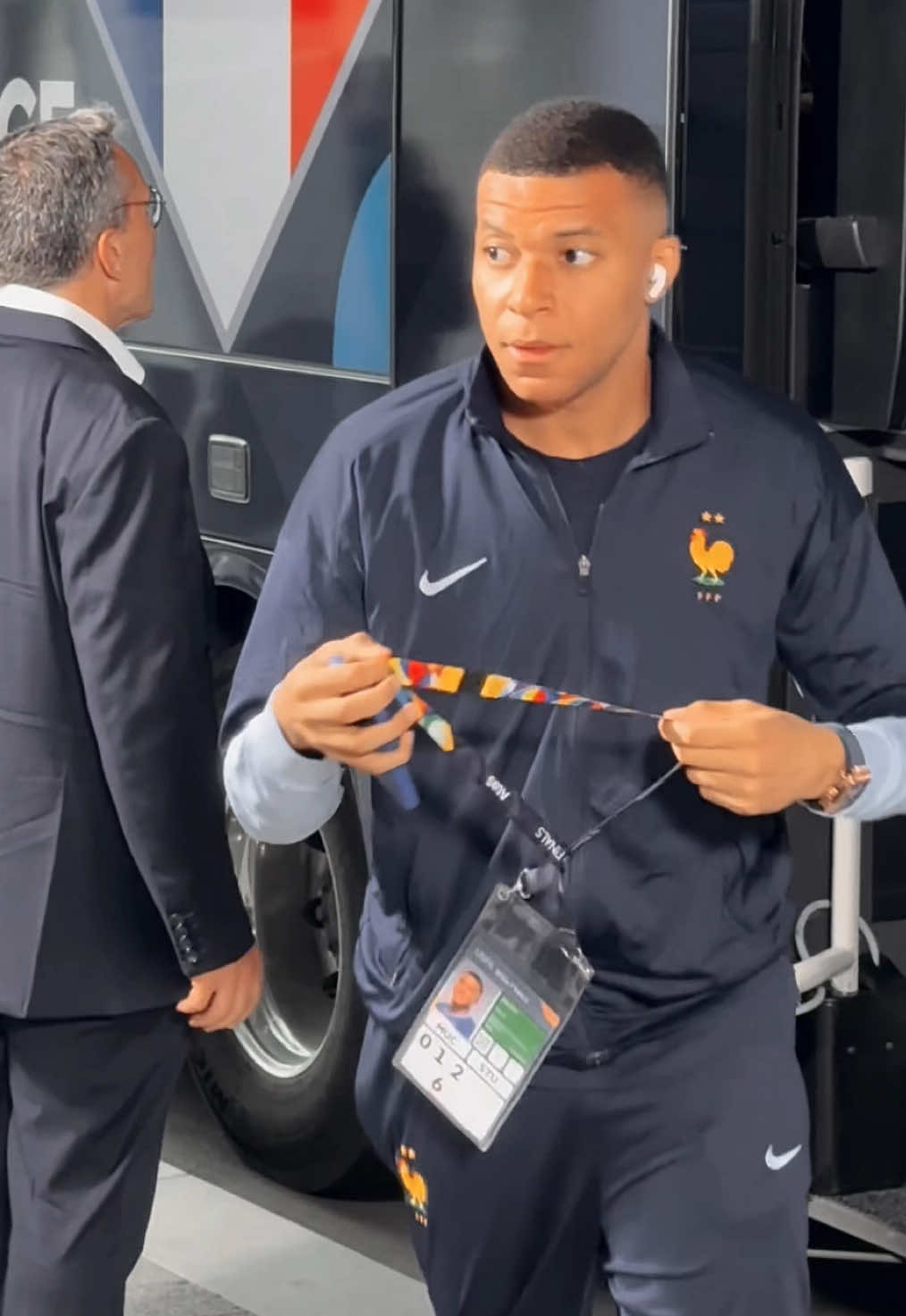 A post by @equipedefrance on TikTok caption: 🇫🇷 France 🆚 Spain 🇪🇸 Let’s go!!! #EquipeDeFrance #SportsTikTok #France #NationsLeague 