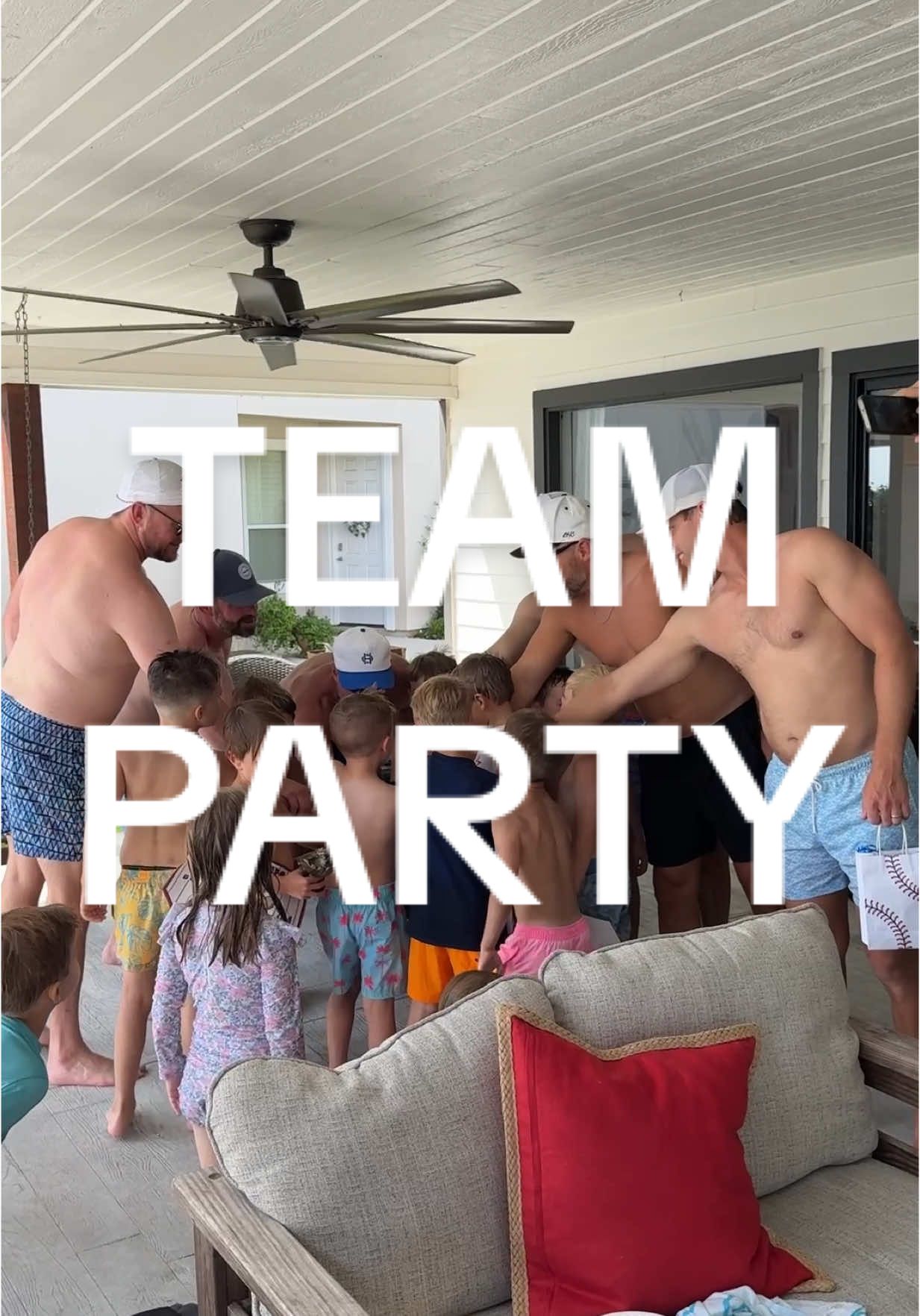 A post by @taylorodlozil on TikTok caption: It was a blast hosting Weston’s team party at Haley’s family Lakehouse this past weekend. It was such a fun year. The team won the World Series and it’s a memory I won’t forget. Weston’s team was so blessed to have some great coaches, team moms, and parents that made this season so much fun! Let’s run it back next year! #memories #baseball #team #coach #grateful 
