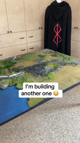 A post by @christopherclaflin on TikTok caption: #middleearth #lordoftherings #lordoftheringstiktok #gameofthronestiktok #westeros #minis #miniaturebuilding 