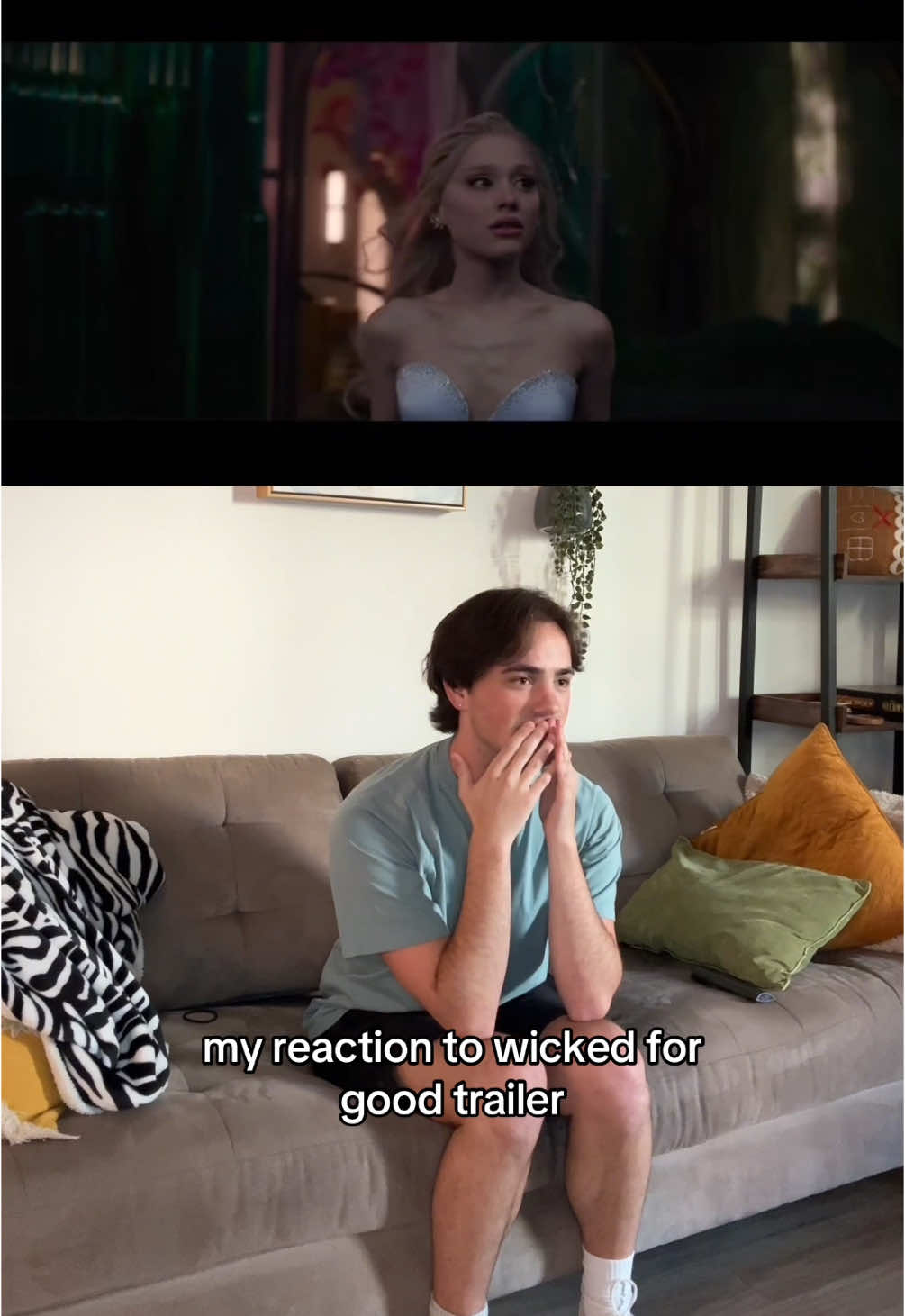 A post by @austinpeyton on TikTok caption: i’ve never been so excited about anything ever #wicked #wickedforgoodtrailer @arianagrande @Cynthia Erivo @Wicked Movie 