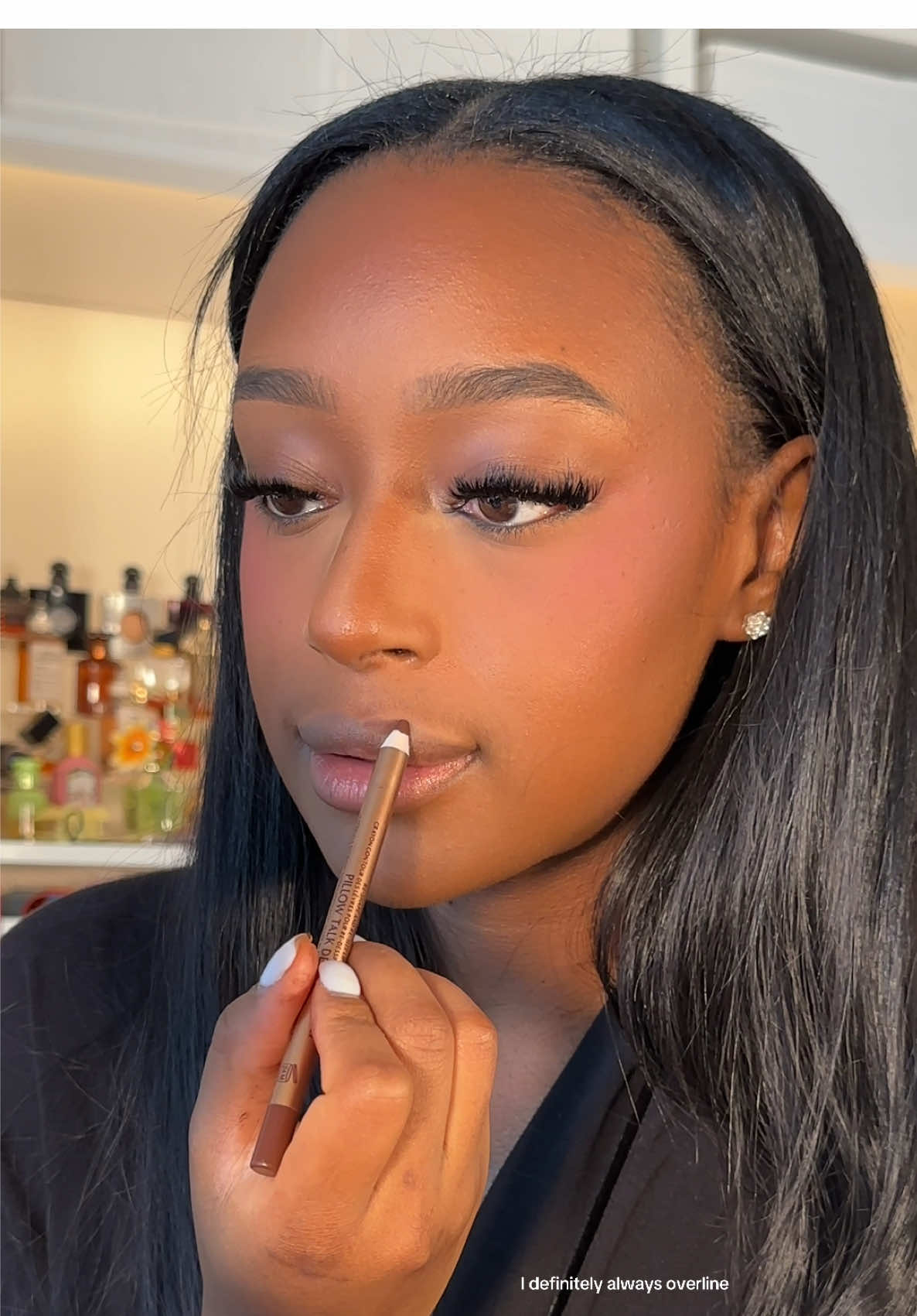 A post by @fatimabahxo on TikTok caption: watch in 2x if your attention span’s as bad as mine 🤍 a chatty grwm, we’re headed out to an event 